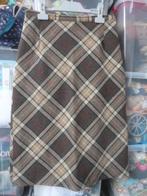 vintage rok, Kleding | Dames, Rokken, Ophalen of Verzenden, Zo goed als nieuw, Bruin, Onder de knie