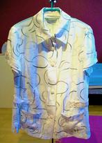 Te koop: Mooie zomerbloesje met korte mouwen, 42., Kleding | Dames, Ophalen of Verzenden, Gedragen, Maat 42/44 (L), Wit