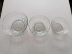 3 glazen kommen, Ophalen, Gebruikt, Glas, Kom(men)