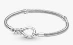 Pandora - Infinity Knot armband met slangenketting, Handtassen en Accessoires, Armbanden, Ophalen, Zo goed als nieuw