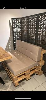 Palletbank met matras, Tuin en Terras, Ophalen, Zo goed als nieuw