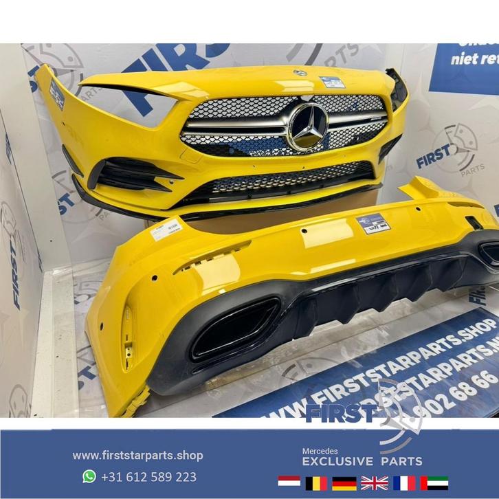 W177 A KLASSE 2022 AMG PAKKET BUMPER SET Origineel Mercedes, Auto-onderdelen, Carrosserie, Bumper, Mercedes-Benz, Voor, Achter