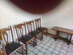 Tafeltje +4 stoelen., Antiek en Kunst, Antiek | Meubels | Stoelen en Sofa's, Ophalen