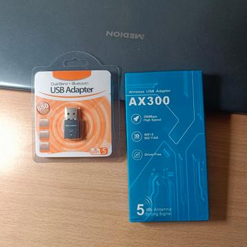 USB Wireless WiFi adapter. With Bluetooth  beschikbaar voor biedingen