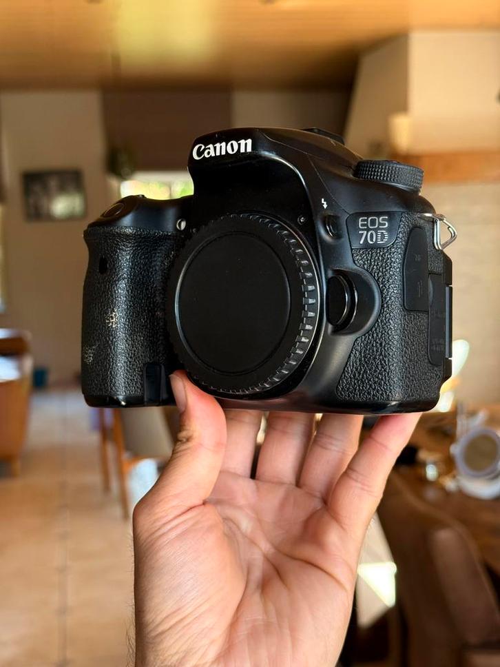 Fototoestel Camera Canon EOS 70D in zeer gebruikte staat, Audio, Tv en Foto, Fotocamera's Digitaal, Canon, Ophalen