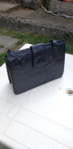 Sacoche vintage bleue, Ophalen of Verzenden, Gebruikt, Blauw