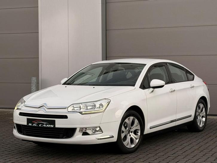 CITROEN C5 2013 BENZINE 1.6 HALFAUTOMAAT 90.000KM EURO5, Auto's, Citroën, Bedrijf, C5, Benzine, Euro 5, 5 deurs, Automaat, Wit