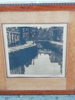 Oude Ets, 'Kaai in de binnenstad', gesigneerd, Ophalen of Verzenden