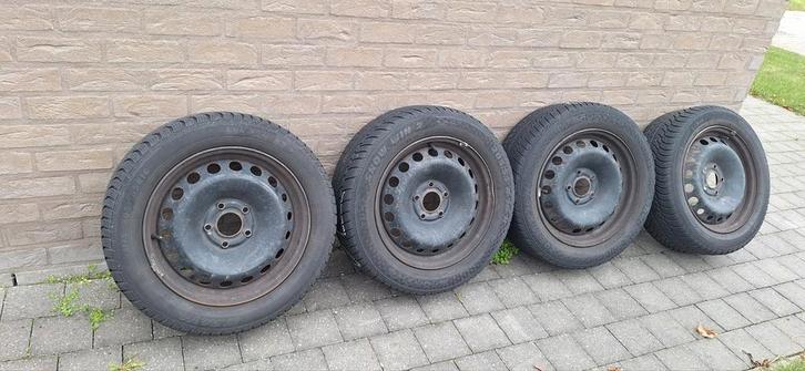 Velgen met winterbanden en wieldoppen, Auto-onderdelen, Overige Auto-onderdelen, Nissan, Renault, Dacia, Gebruikt, Ophalen