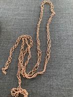 3 delige kralenslinger lengte is ci 2m70 (2 stuks te koop), Enlèvement ou Envoi, Comme neuf