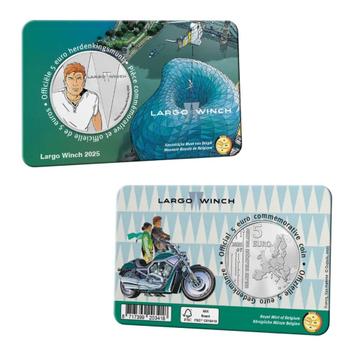 België 2025 - 5 euromunt - Largo Winch - Kleur in coincard beschikbaar voor biedingen