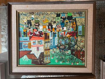 Schilderij Montmartre beschikbaar voor biedingen