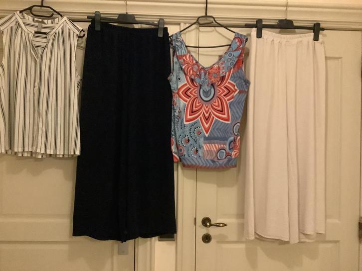 2 broeken/2 bloesjes maat M/42 / 4 stuks samen voor 10 euro, Kleding | Dames, Blouses en Tunieken, Zo goed als nieuw, Maat 38/40 (M)