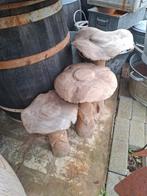 TEAK HOUTEN PADDESTOELEN GROOT MODEL! 3stuks in de set! TOP, Ophalen