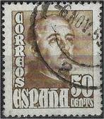 Spanje 1948-1954 - Yvert 770A - Generaal Francisco Fran (ST), Postzegels en Munten, Postzegels | Europa | Spanje, Verzenden, Gestempeld
