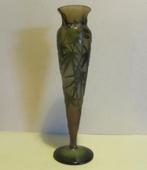 Antieke cameo glazen art nouveau vaas Emile Gallé, Verzenden