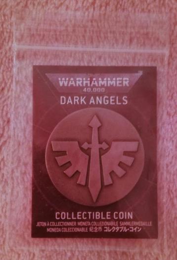 Warhammer 40k - Coin Dark angels beschikbaar voor biedingen