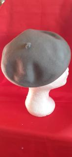 Beret feutrine grise taille 56, Gedragen, Ophalen of Verzenden, Hoed