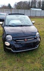FIAT 5OO CABRIOLET TWINAIR 105PK! NIEUWSTE MODEL, BESCHADIGD, Ophalen, Cabriolet, 875 cc, Zwart