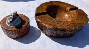 Ensemble à fumer en albâtre travaillé et sculpté à la main beschikbaar voor biedingen