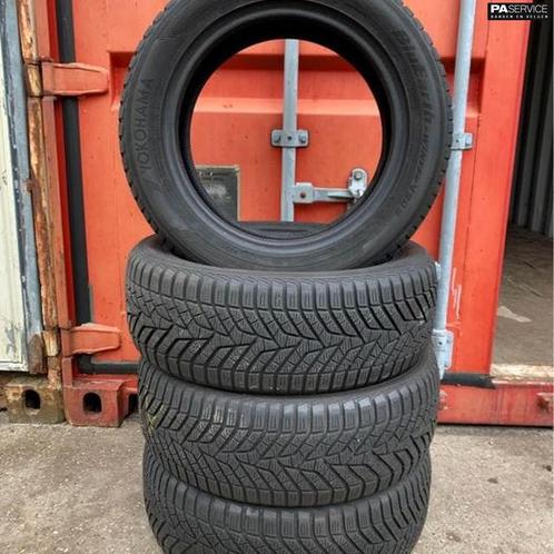 4x Yokohama 205 55 16 met 6,8 en 6,3 mm winterbanden, Auto-onderdelen, Banden en Velgen, Banden en Velgen, 16 inch, 205 mm, Gebruikt