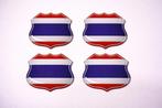 3D Thailand gel vlag stickers UV-bestendig, Envoi, Neuf, Autres types