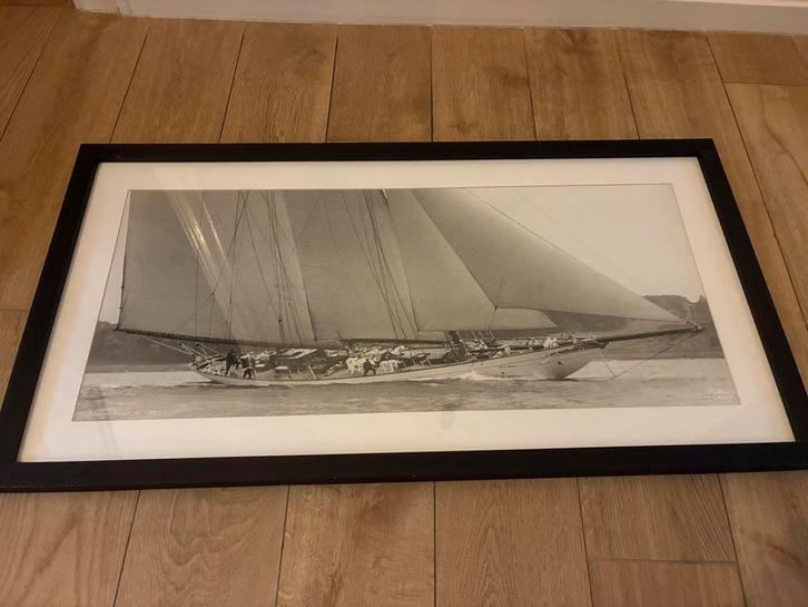 Beau tableau bateau, Antiek en Kunst, Kunst | Tekeningen en Fotografie, Ophalen