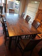 Tafel met 8 stoelzn, Huis en Inrichting, Ophalen, Zo goed als nieuw