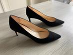 Prachtige zwarte pumps, maat 40. Daim. Perfecte staat, Frida, Enlèvement ou Envoi, Escarpins, Comme neuf