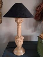 UNIEKE ANTIEKE EIKEN TAFELLAMP ( NIEUWJAARSCADEAUTIP), Antiek en Kunst, Ophalen