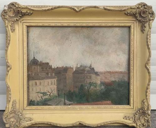huile sur panneau signe fernand van hamme, Antiek en Kunst, Kunst | Schilderijen | Klassiek, Ophalen of Verzenden