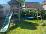 Speelhuisje met schommel en glijbaan, Ophalen, Gebruikt
