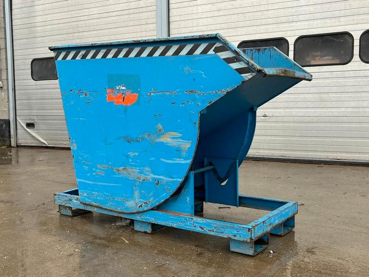 Bauer kiepcontainer BKM75 (750L), Doe-het-zelf en Bouw, Containers, Verzenden