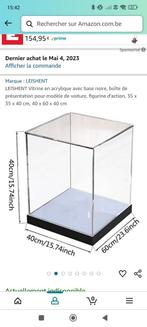Acrylvitrine met zwarte basis, nieuw, Ophalen, Nieuw