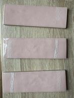 Faïence ceramique Rose rectangle, Doe-het-zelf en Bouw, Tegels, Ophalen, Nieuw, Minder dan 20 cm, Minder dan 20 cm