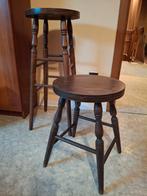 Set van twee krukken, Huis en Inrichting, Barkrukken, 2 krukken, Ophalen, Gebruikt, Hout