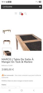 Table salle a manger en vieux teck