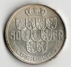 Munt /50 Fr/1940/ PosB / Driehoek / Leopold III / Zeldzaam, Postzegels en Munten, Zilver, Ophalen of Verzenden, Zilver, Losse munt