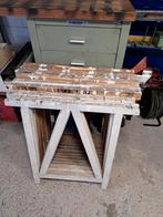Schragen hout 8 stuks, Ophalen, Zo goed als nieuw