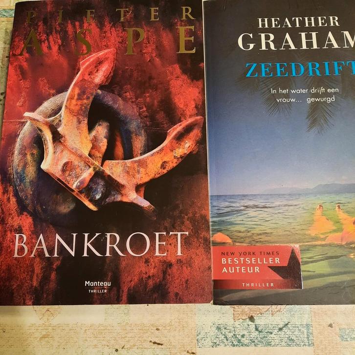 Aspe.sahara.dagschaduw.winterroos. les miserables.morgenrood, Boeken, Thrillers, Ophalen
