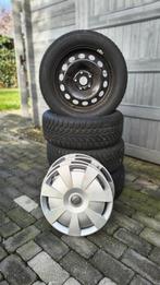 Winterbanden met stalen velg Audi/VW/Skoda/Seat, Auto-onderdelen, Banden en Velgen, Ophalen, Gebruikt, 16 inch, Banden en Velgen