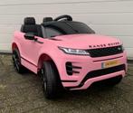 Range Rover Evoque 12v roze bluetooth Rc / Leder zitje/ rub!, Kinderen en Baby's, Speelgoed | Buiten | Accuvoertuigen, Ophalen of Verzenden