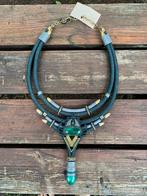 Princess Neckless (ancient Egyptian style), Bijoux, Sacs & Beauté, Colliers, Neuf, Pierre ou Minéral, Enlèvement ou Envoi, Vert