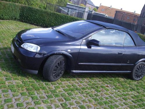 Astra G Cabrio, Auto's, Opel, Particulier, Astra, Benzine, Euro 3, Handgeschakeld, Blauw, Beige, Leder, Voorwielaandrijving, Ophalen