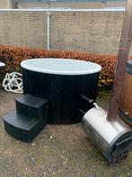 Hottub gebruikt - externe kachel RVS van 1 jaar oud, Ophalen, Zo goed als nieuw, Afdekzeil