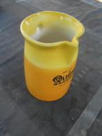 karaf kruik kan Quint Sangria geel Ø12cm -H17cm, Ophalen of Verzenden, Zo goed als nieuw, Gebruiksvoorwerp
