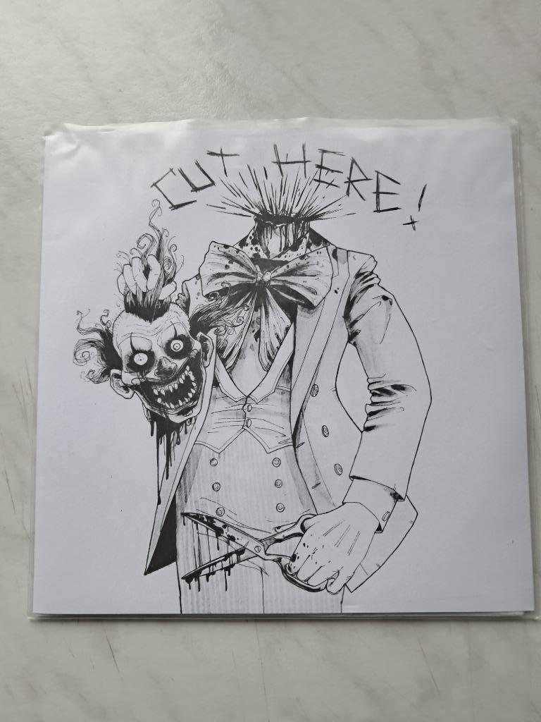 Cut Here!: Cut Here! (7") punk hardcore, Ophalen of Verzenden