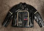 COOLE VINTAGE LEDEREN MOTOJAS MAAT 54, Motoren, Kleding | Motorkleding, Tweedehands, Jas | leer