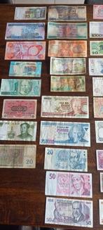 grand lot de billets du monde 80 différents, Timbres & Monnaies, Enlèvement ou Envoi