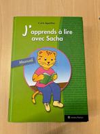 J'apprends à lire avec Sacha, manuel, Enlèvement ou Envoi, Comme neuf, Primaire, Français